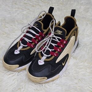 Nike Black and Gold Athletic Shoes